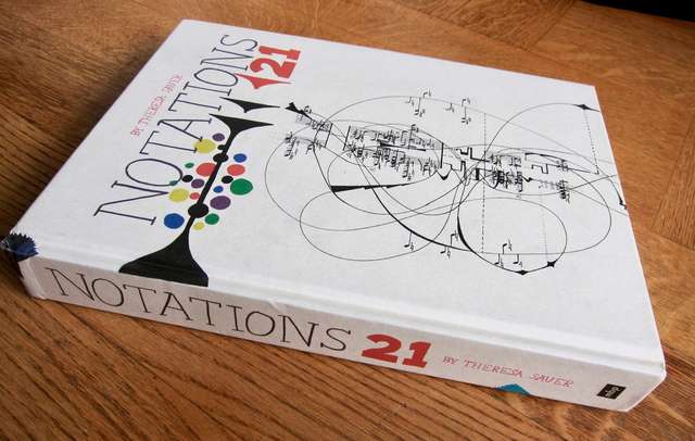 A book, Notations 21, with an elaborate diagram on the cover