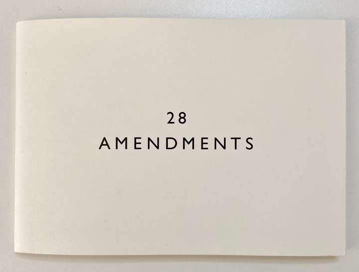 28 Amendments by Nick Asbury